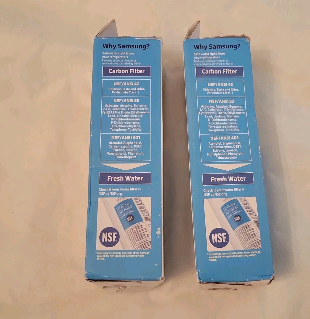 Genuine Samsung DA29-00020B HAF-CIN/EXP Refrigerator Water Filter Lot of 2