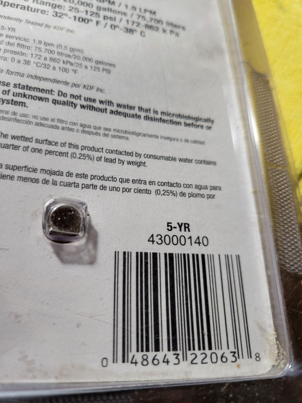 Watts IL-20K 20,000 Gallon In-Line Water Filter New Damage Package!