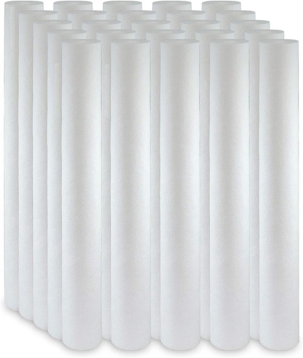 Max Water Slim Blue 5 Micron 20 inch x 2.5 inch Whole House Melt-Blown (12 Pack)