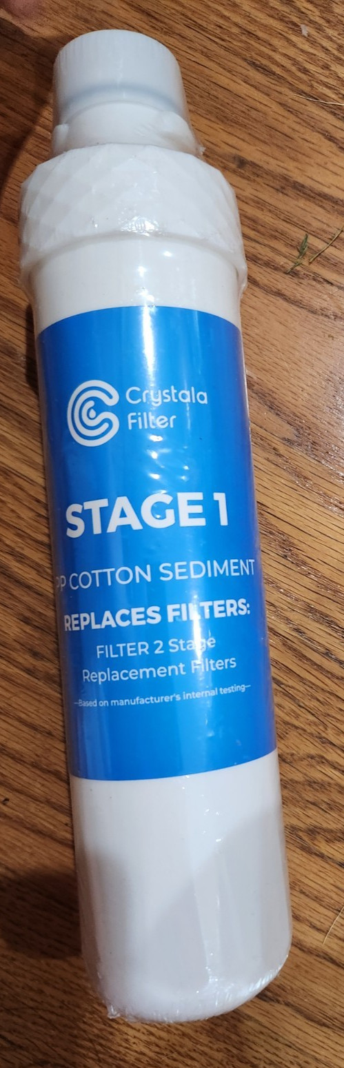 Crystala Filter Stage 1 Cotton Sediment Replacement Filter 2-Stage