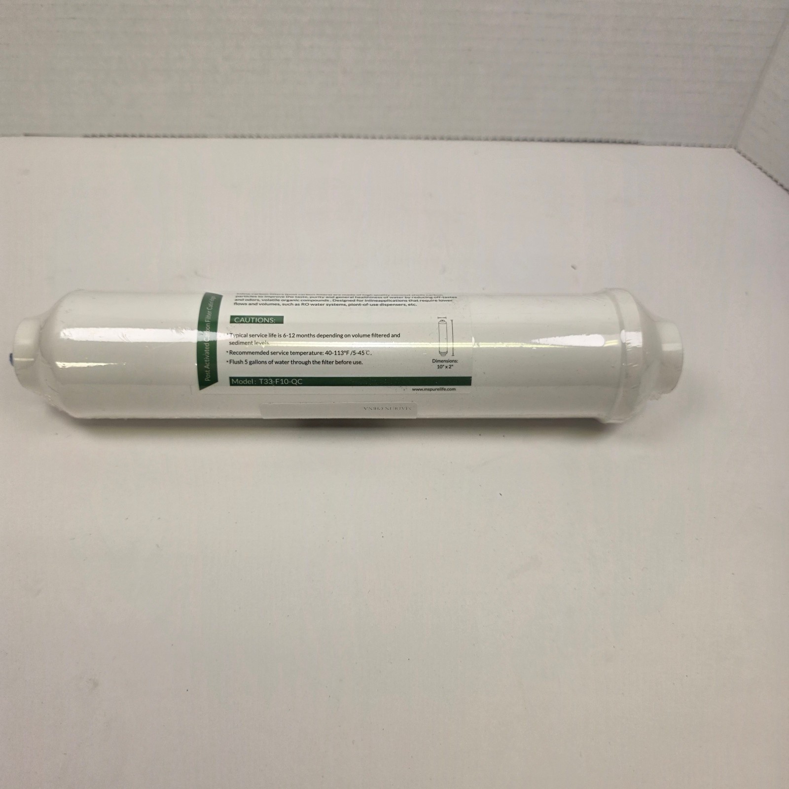 10″x2.5″ Granular Activated Carbon Water Filter Whole House Cartridges RO System