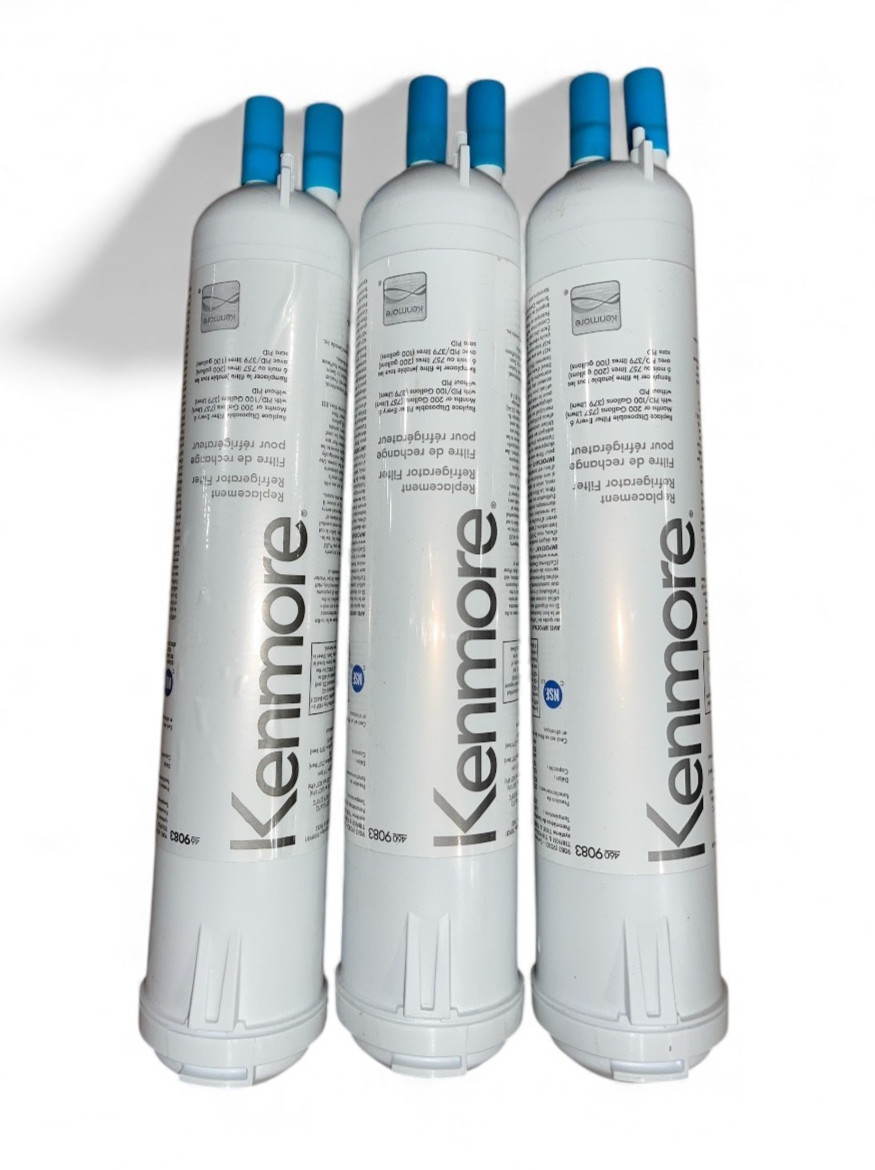 3 Pack Kenmore 9083 Refrigerator Cartridge Water Filter