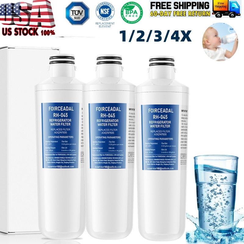 1-4x Replacement Fridge Refrigerator Ice Water Filter For LG LT1000P ADQ747935