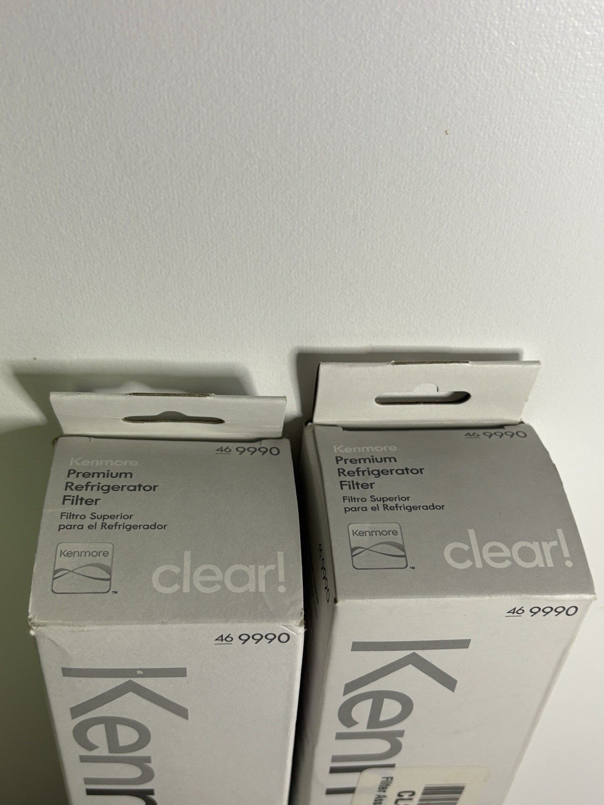 New (2) Kenmore Clear Premium Refrigerator Filters 46-9990 Kenmoreclear