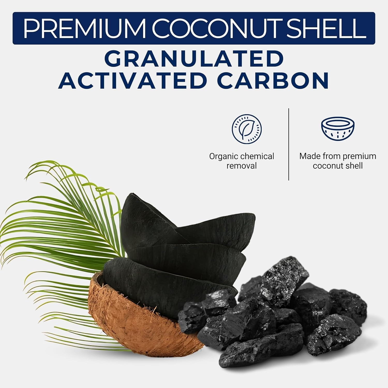 Bulk Activated Carbon Coconut Shell Granular Charcoal for Water Filtration 1 Lb