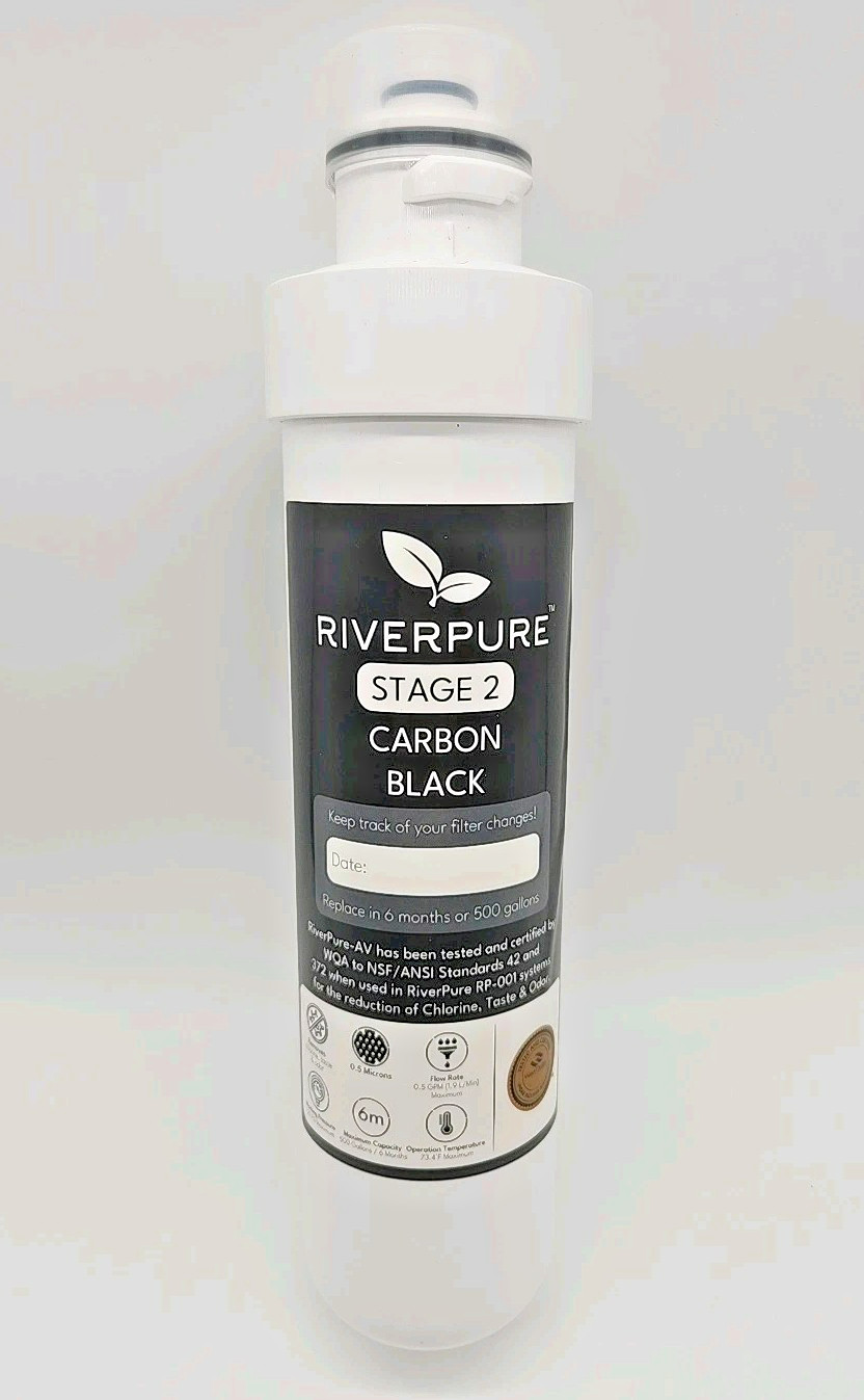 Riverpure Filter #2 Carbon Black For Riverpure Avalon Water Cooler – NEW