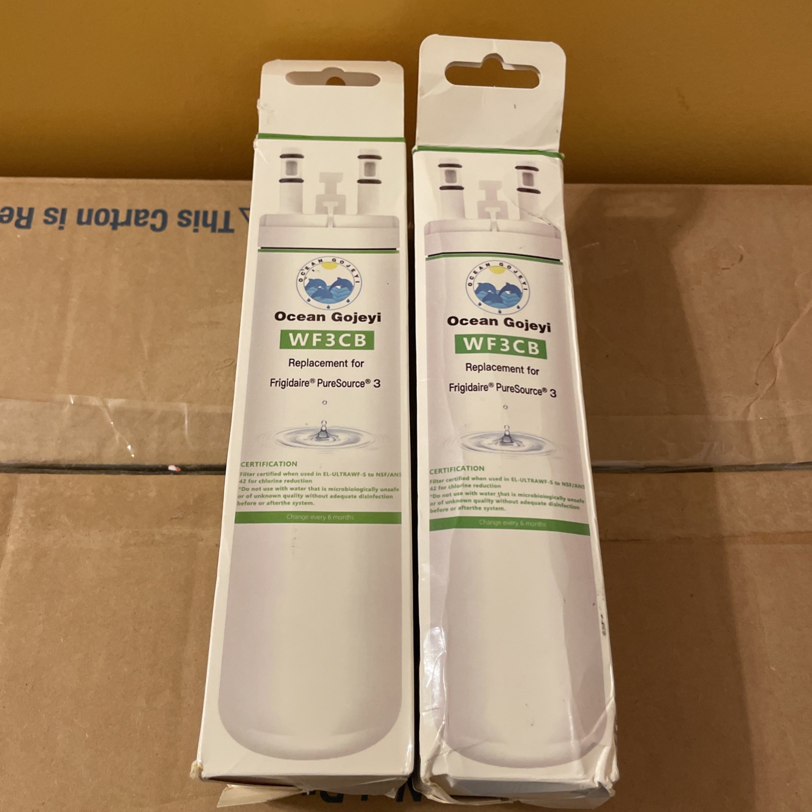 2pack WF3CB Refrigerator PureSource3 Water Filter Replacement For Frigidaire