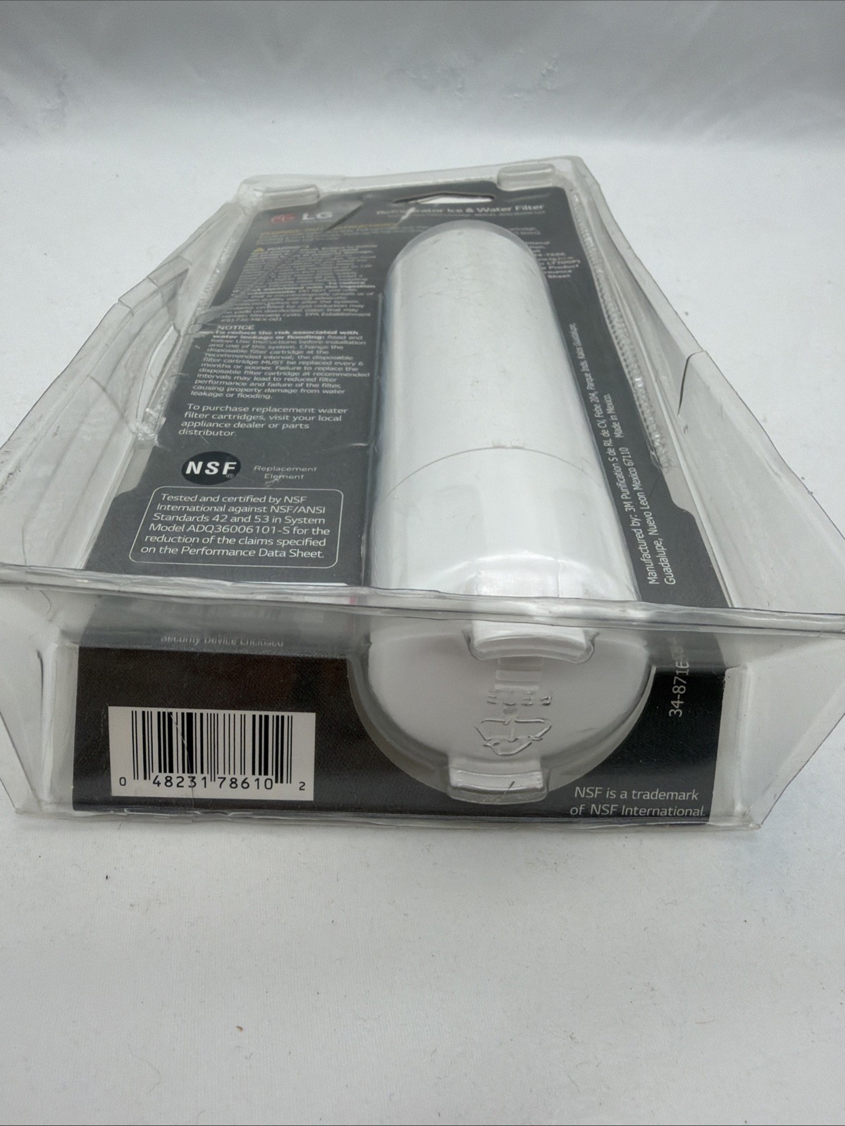 Genuine OEM LG Water Ice Filter Replacement Cartridge LT700P/PC NEW Sealed