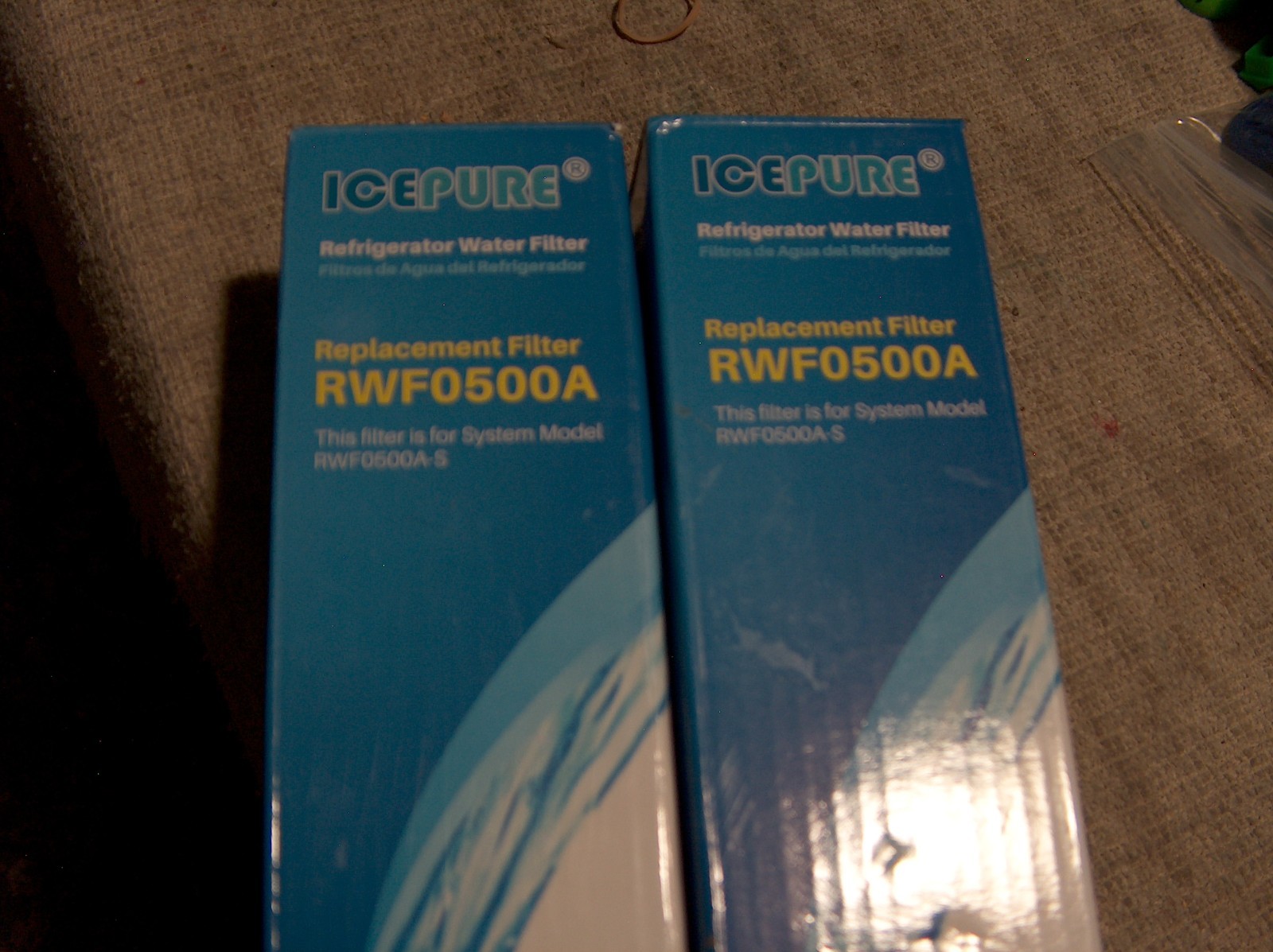 IcePure RWF0500A 2 pack for KitchenAid EDR5RXD1, Whirlpool 4396508 Water Filter