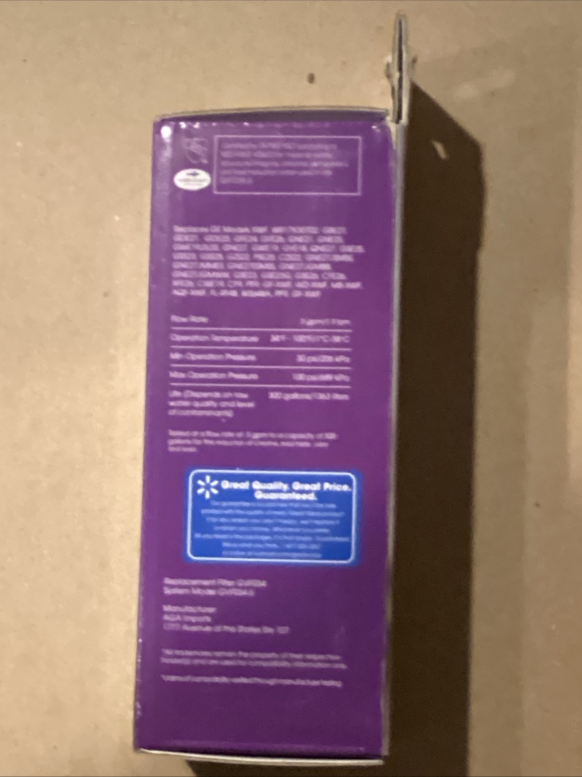 Great Value Refrigerator Filter Replaces Model XWF GE Side By Side French Door