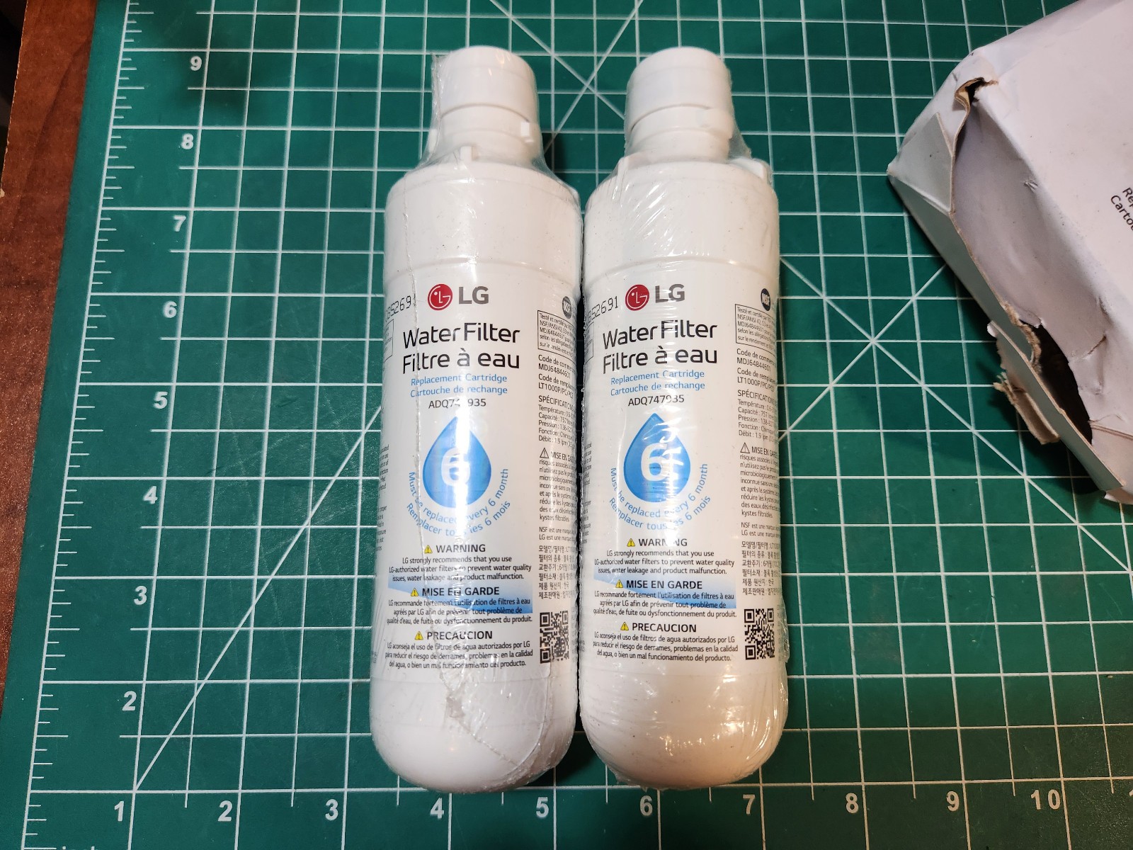 LG LT1000P2 6-Month / 200 Gallon Refrigerator Replacement Water Filter