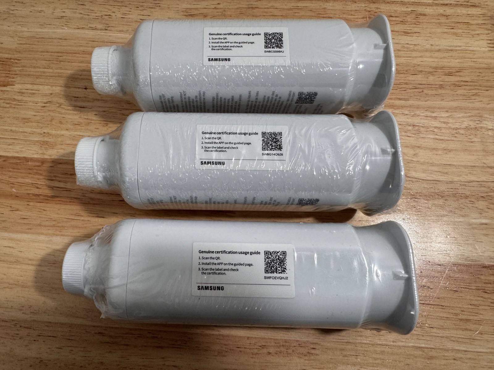 Genuine Samsung HAF-QIN/EXP REFRIGERATOR Water Filter Lot of 3