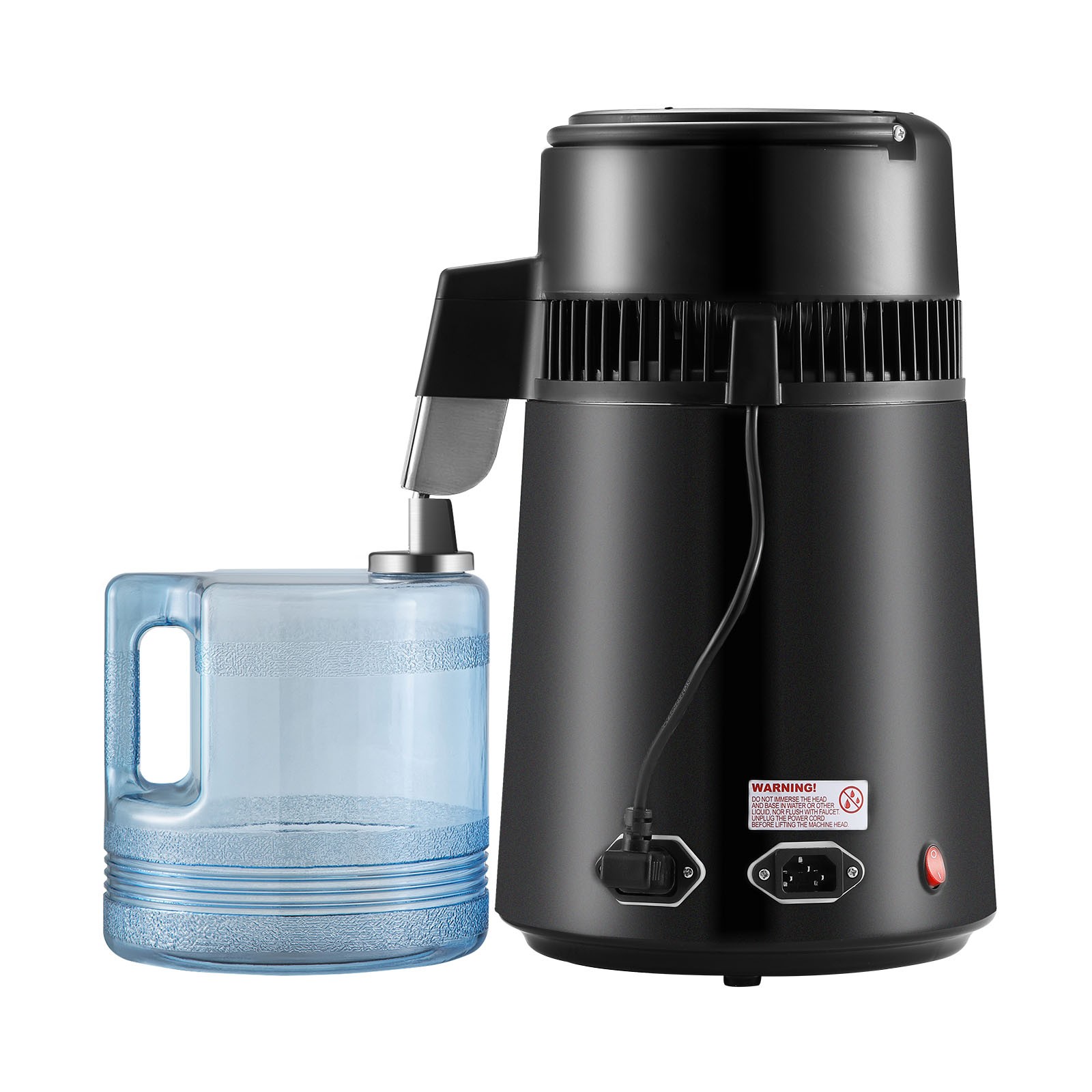 VEVOR 4L Water Distiller Purifier Machine Countertop Stainless Steel Interior