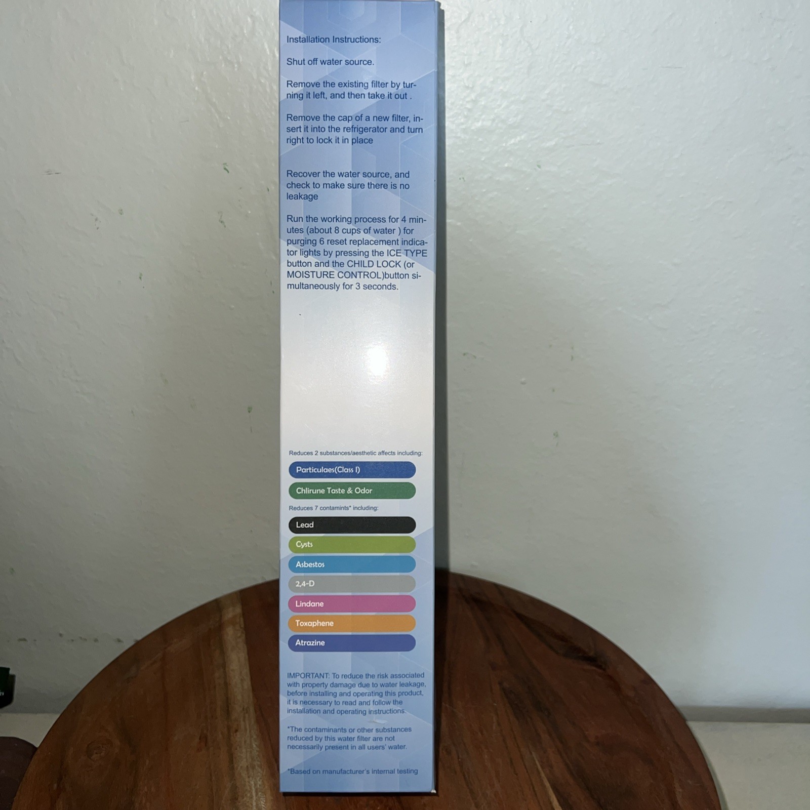 Waten H20 4396841 *4396710 Filter 3 EDR3RXD1 NEW Sealed