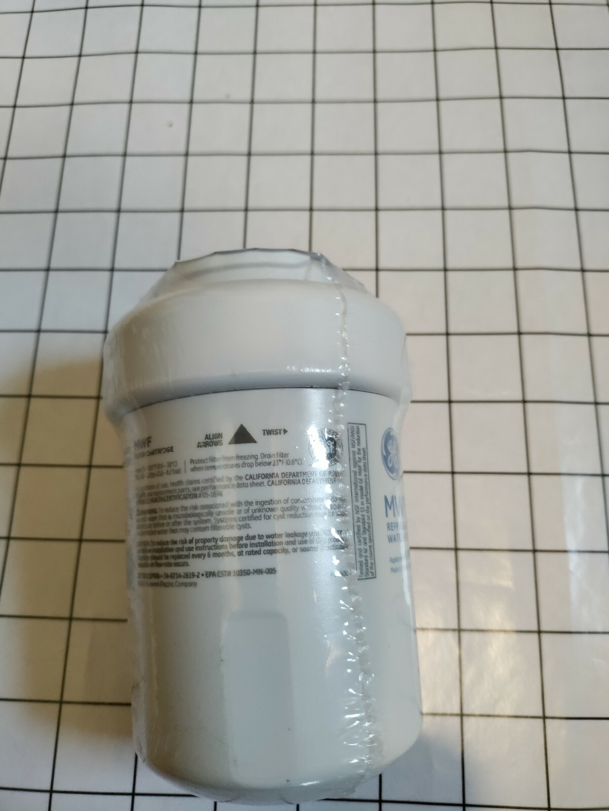 GE MWF Water Filter There is no box for this filter. see description!