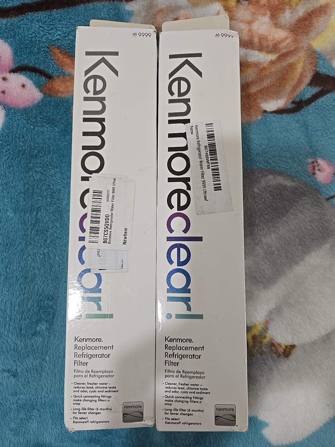 2 Pack Kenmoreclear! 469999 Replacement Refrigerator Water Filters, 46-9999 NEW