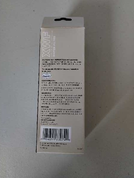 GE Appliances XWF -NO CHIP- Refrigerator Water Filter Genuine OEM Replacement