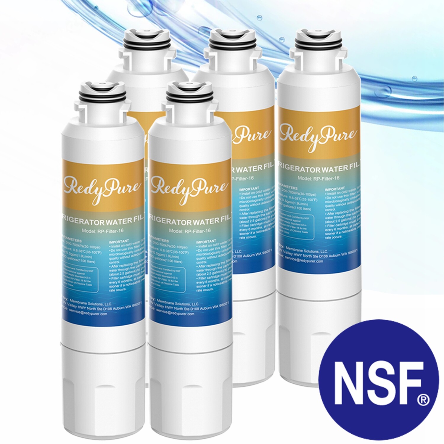 5 Pack Refrigerator Water Filter for Samsung DA29-00020B HAF-CIN/EXP HAF-CIN/XME