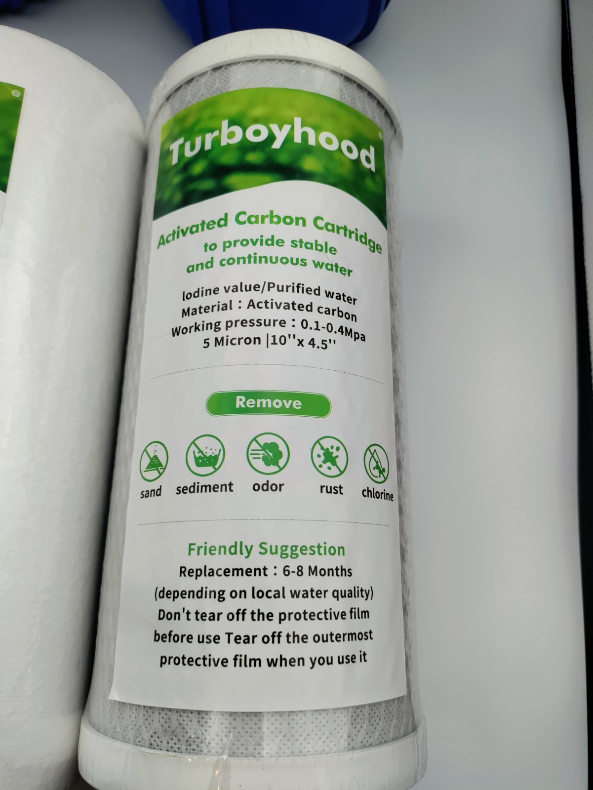 Turboyhood Whole House Water Filter System 5-Stage 10″ 1″ Ports Sediment Carbon