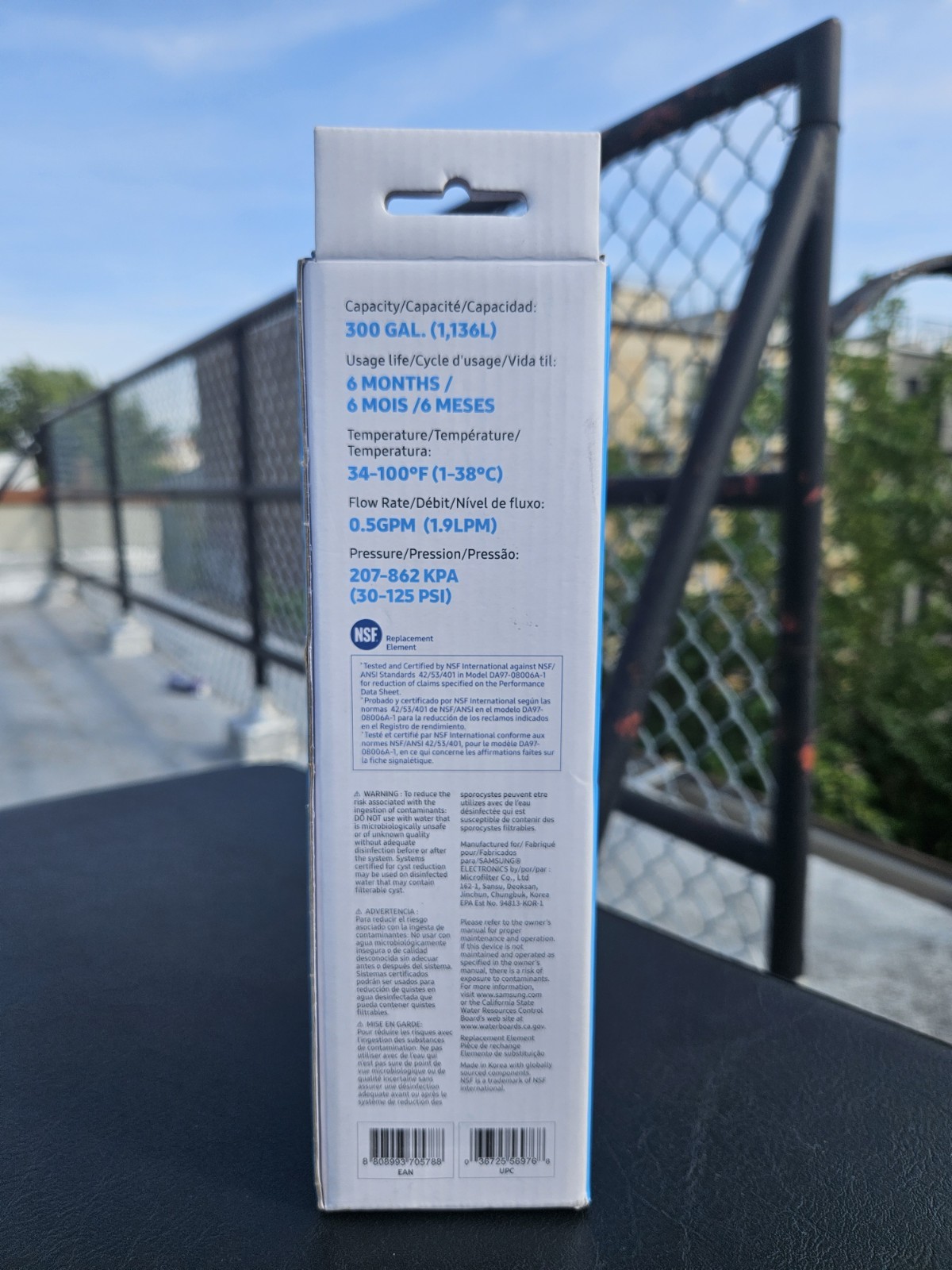 Genuine Samsung HAF-CIN/EXP DA29-00020B Refrigerator Water Filter OEM New