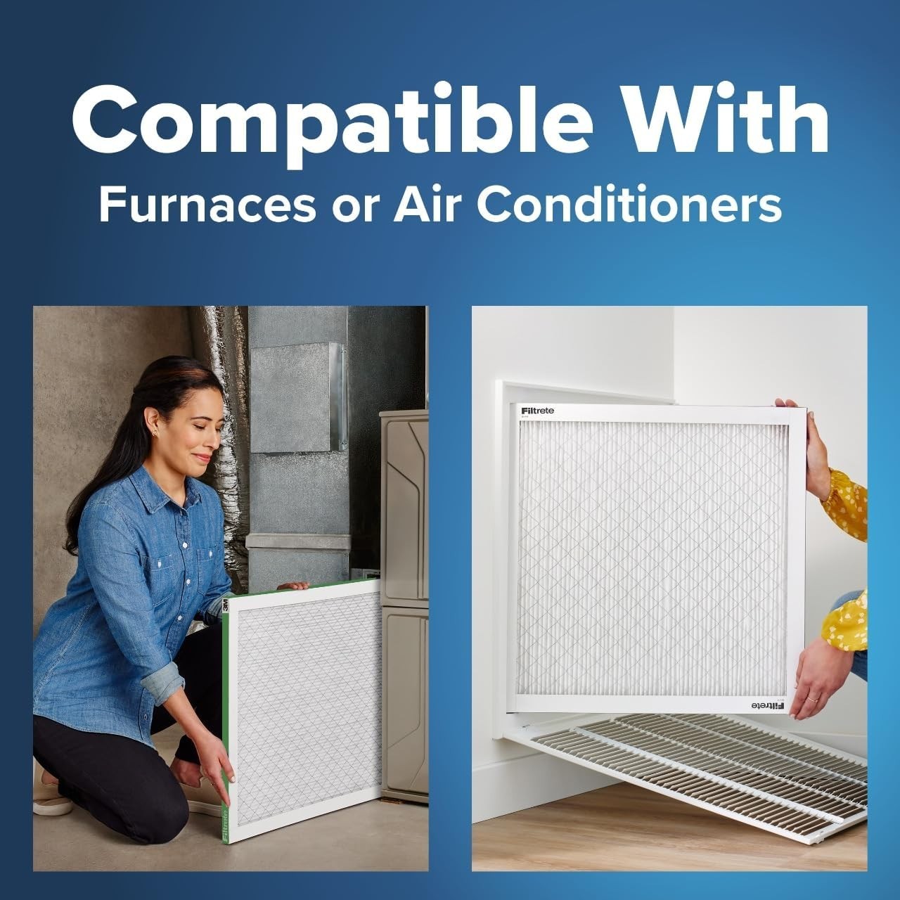 2 Pack Filtrete Electrostatic Air Filter 700 MPR 703DP5-2PK1E 20 in x 25 x 5 in