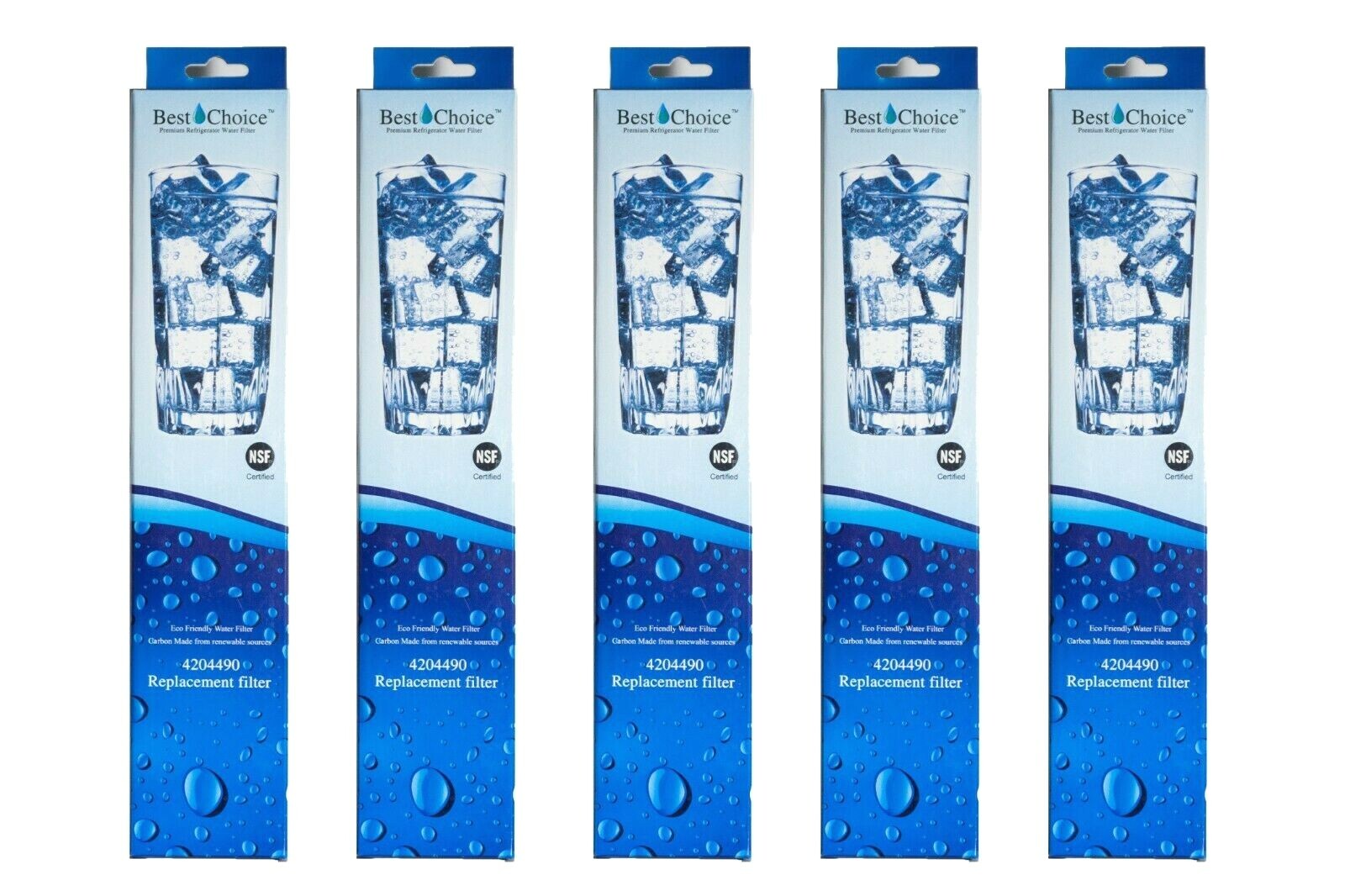 5X Fits InSinkErator F-1000 Sub-Zero 4204490 4290510 Refrigerator Water Filter
