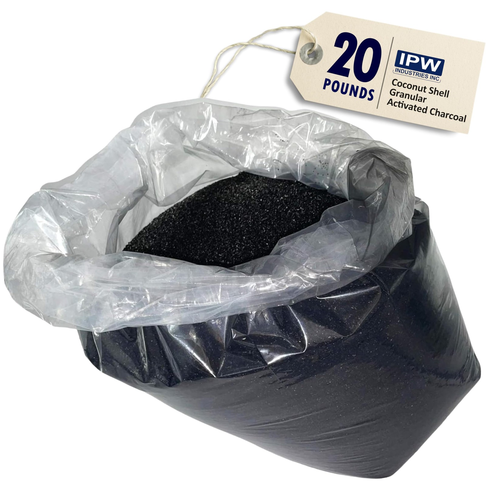 IPW Industries Bulk Activated Carbon – Coconut Shell Granular Activated Charcoal