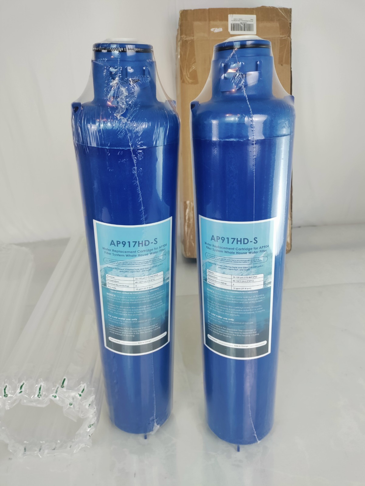 AP917HD-S AP904 Whole House Water Filter 2 Pack 100,000 Gal Sealed