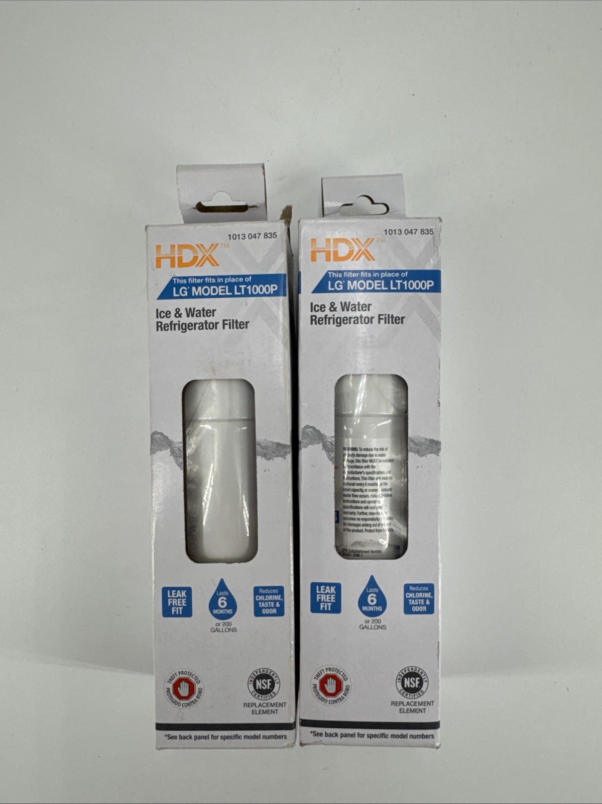 HDX Replacement Water Filters for LG Model LT1000P (2-Pack) New