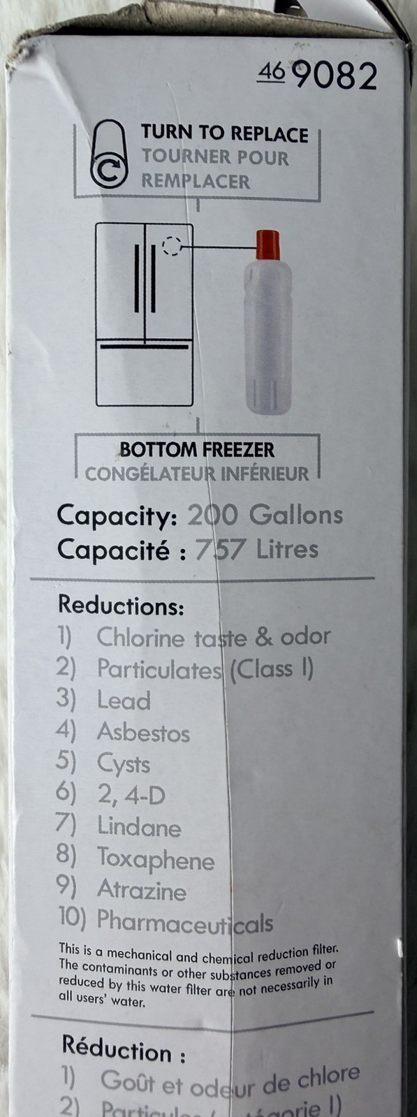 Kenmore Replacement Refrigerator Filter 469082 New Open Box Genuine