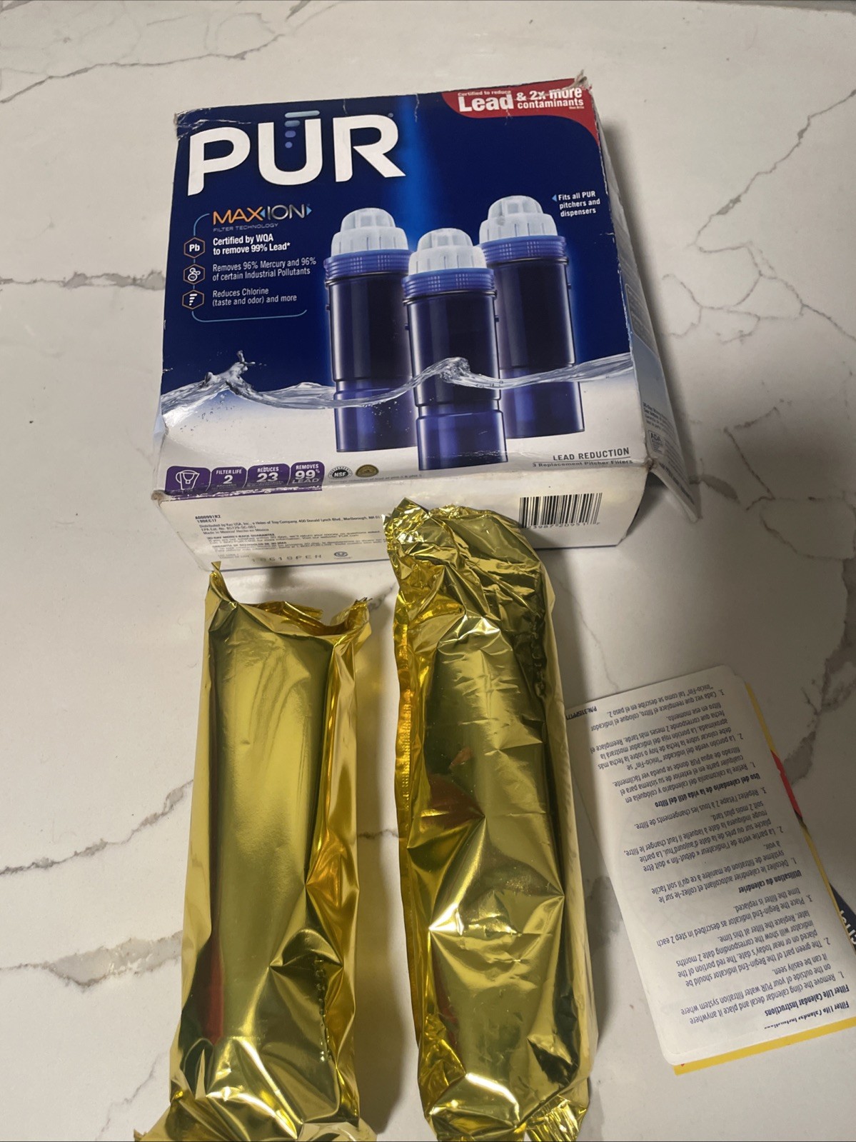 PUR PLUS PPF951K Replacement Pitcher Filter 2 Filters Only ( See Description )