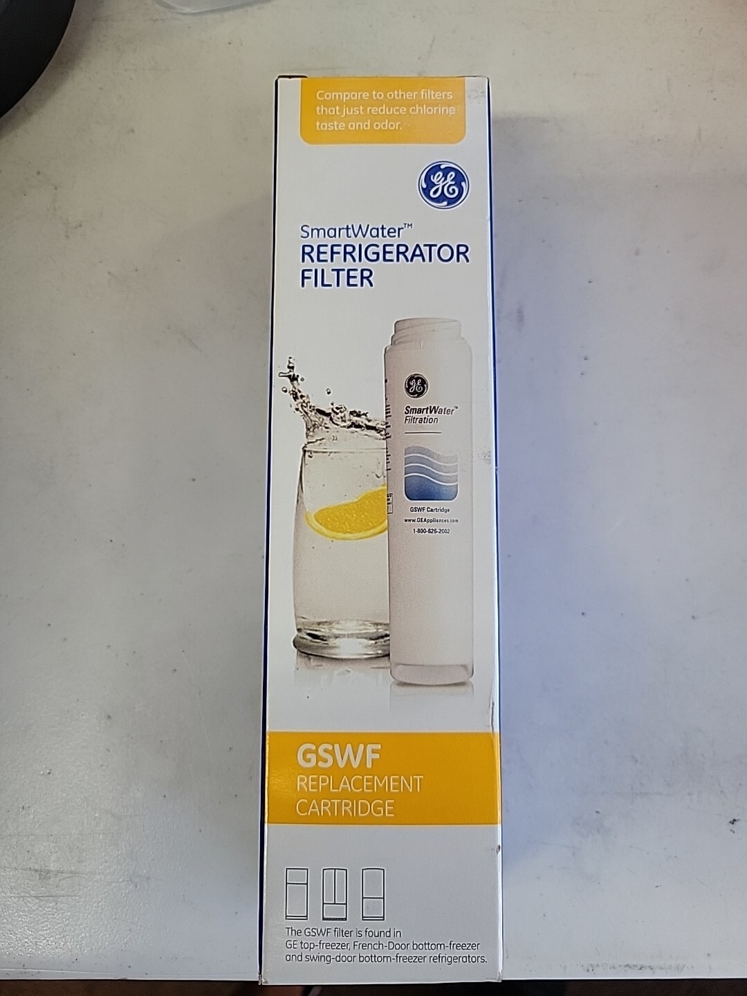 GE SMART WATER REFRIGERATOR (GSWF) REPLACEMENT CARTRIDGE (1-PACK)