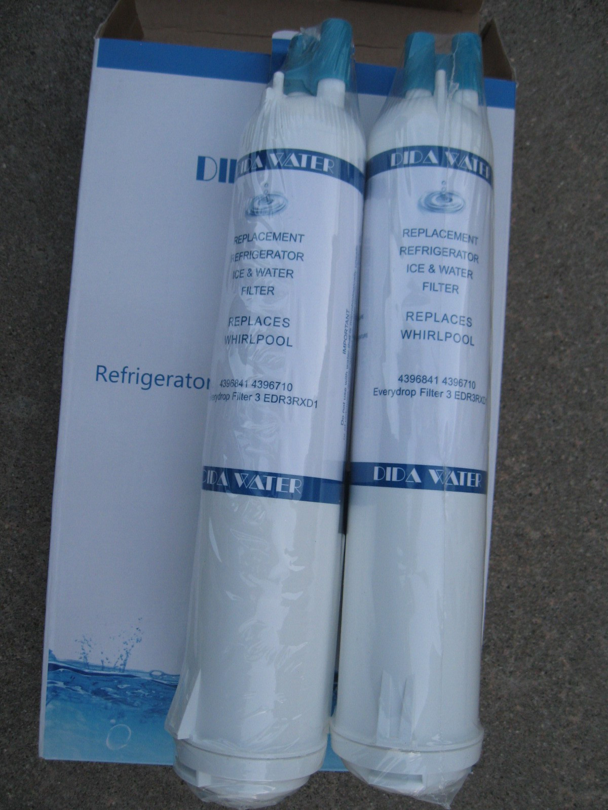 5-pack Dida Ice and Water, Refrigerator Filters #3, 4396841 4396710 EDR3RXD1 New