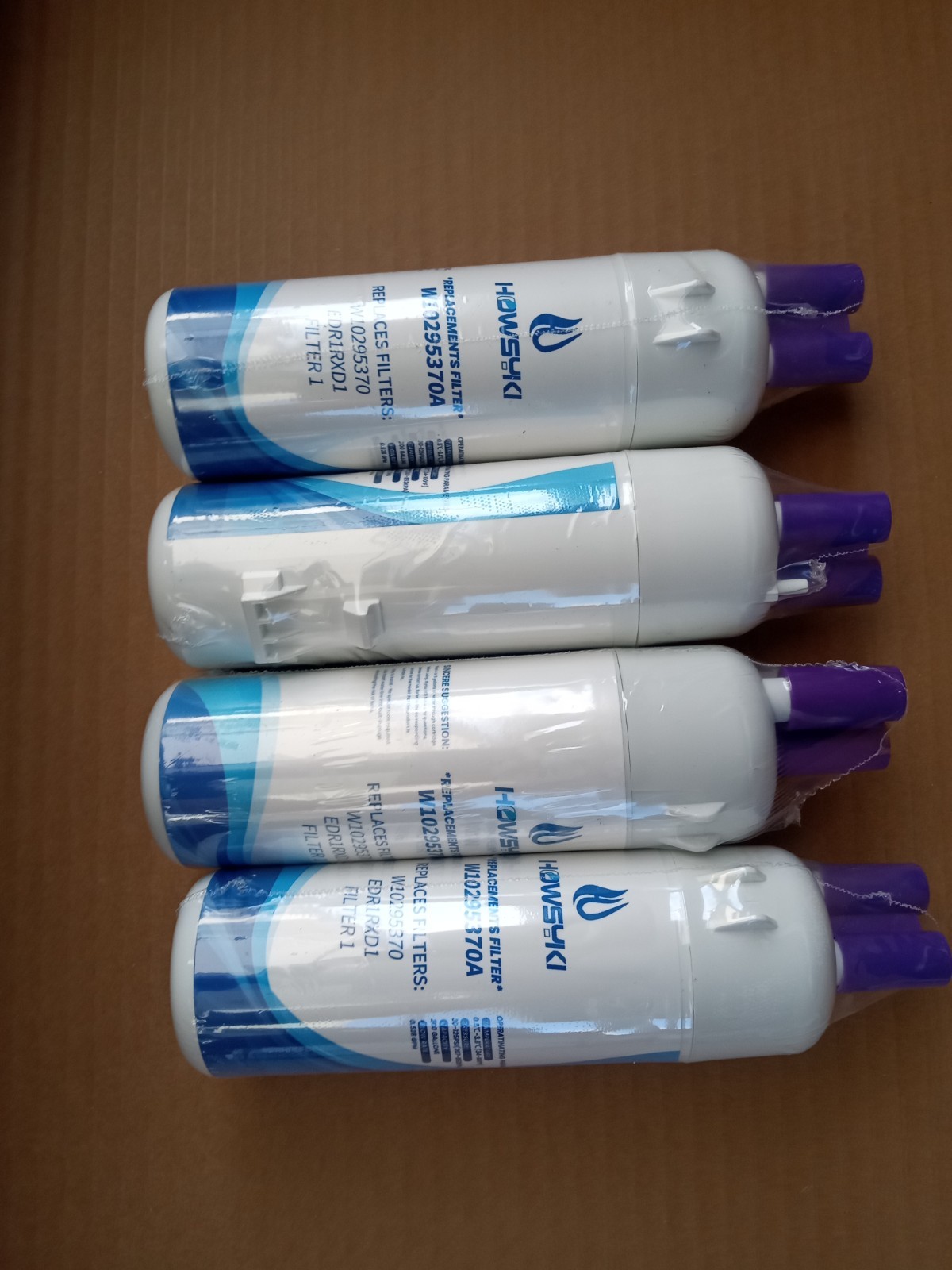 4 Pck Fridge Filter – EDR1RXD1, W10295370A, Filter 1, 46-9081, 46-9930, KAD1RXD1