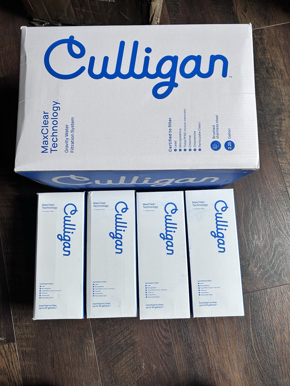 Culligan with MaxClear Technology 2.25 Gallon Gravity Water Filter System