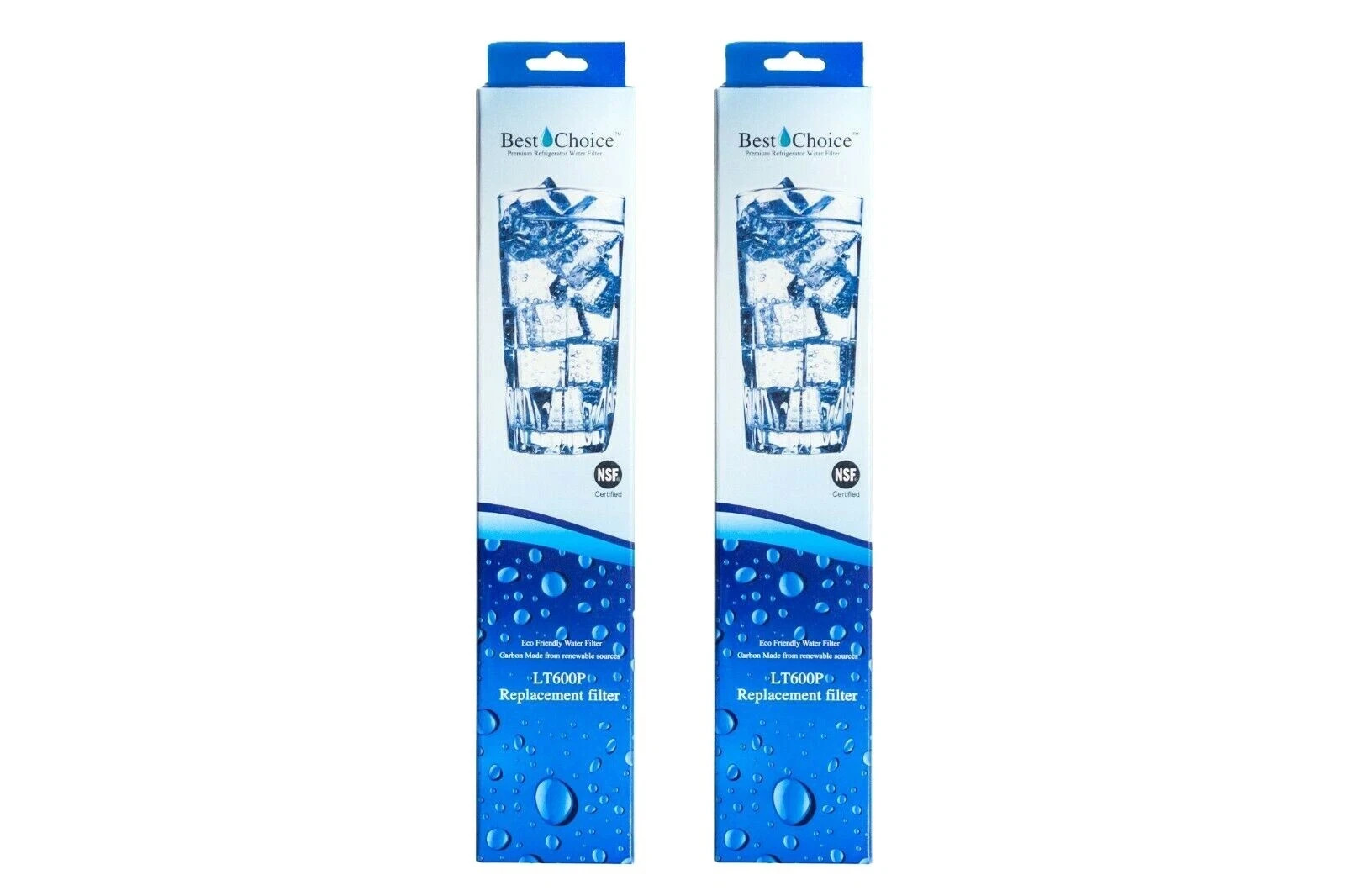 2 Pack WF600 Fits LG LT600P 5231JA2006B 46-9990 WF300 Refrigerator Water Filter