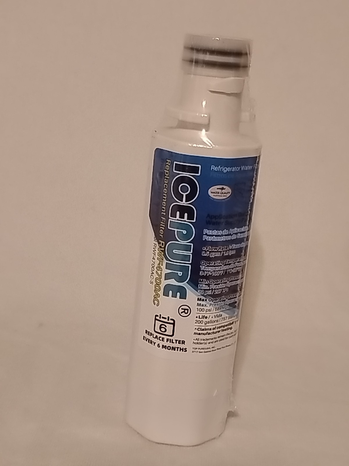 RWF4700AC Fit for LT1000P, ADQ747935, LMXS28626D, LMXS30796S Water Filter *NOB*