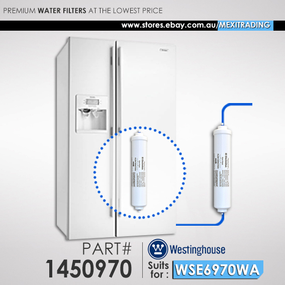 water filter every 12 months. Used to replace superseded part number: 1458682.