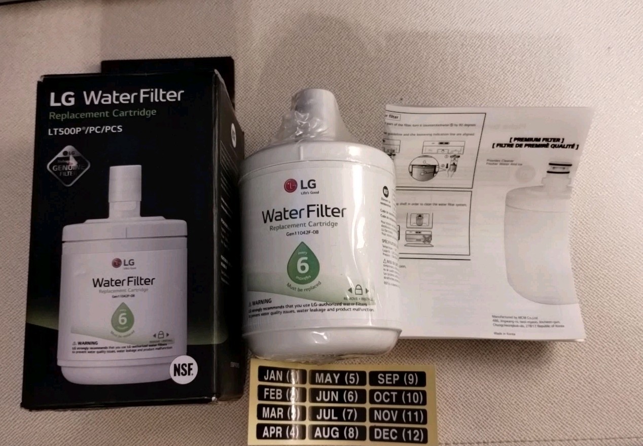 LG LT500P 6 Month 500 Gallon Capacity Replacement Refrigerator Water Filter