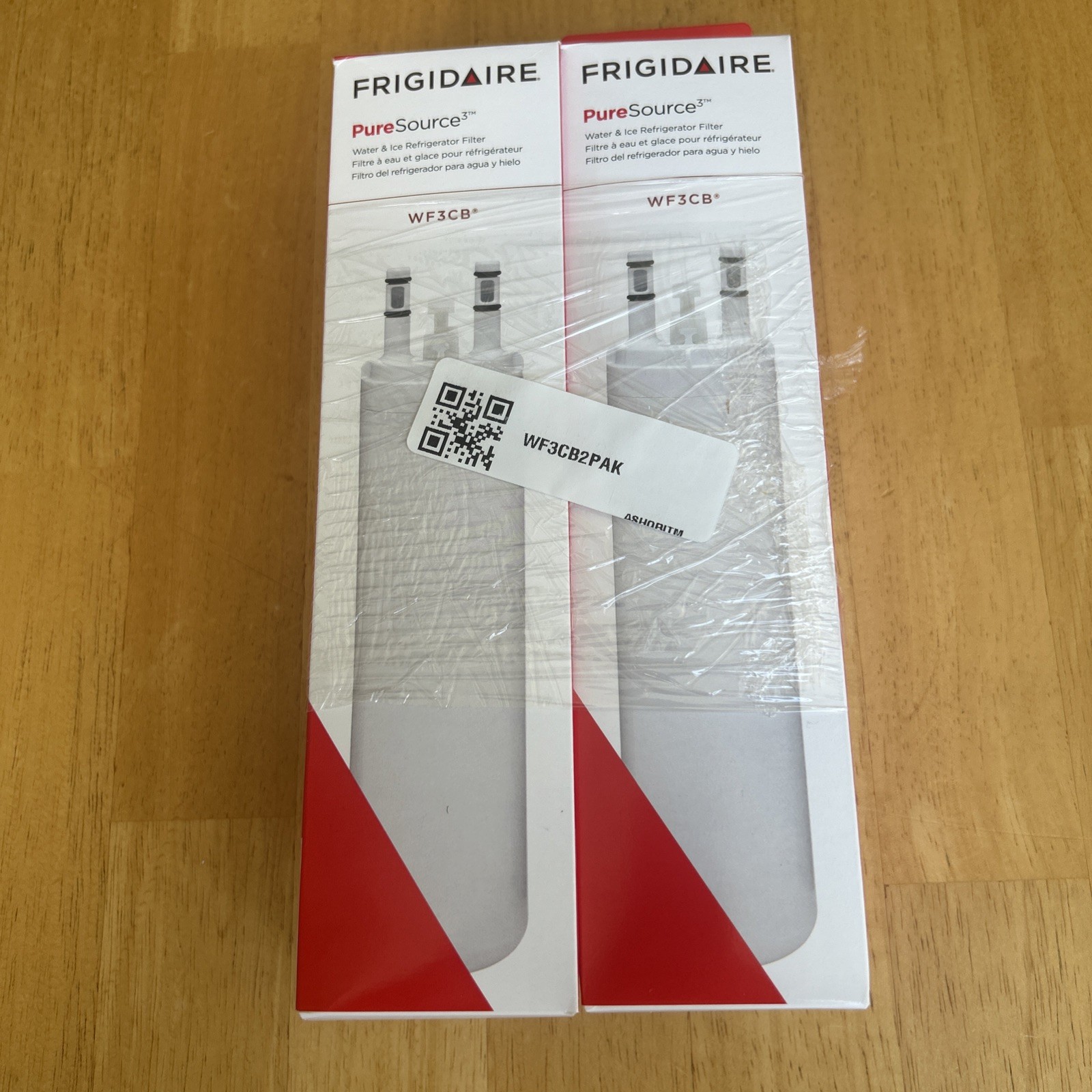 Frigidaire WF3CB Refrigerator PureSource 3 Water & Ice Filter 2 Pack NEW