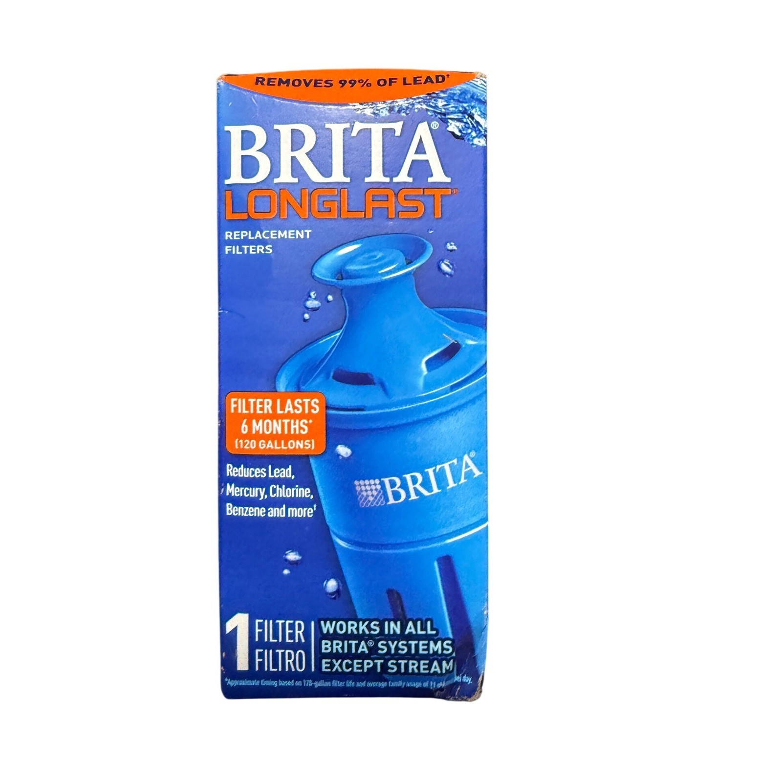 NEW Brita Elite Water Filter Advanced Carbon Core Technology Pitcher Replacement