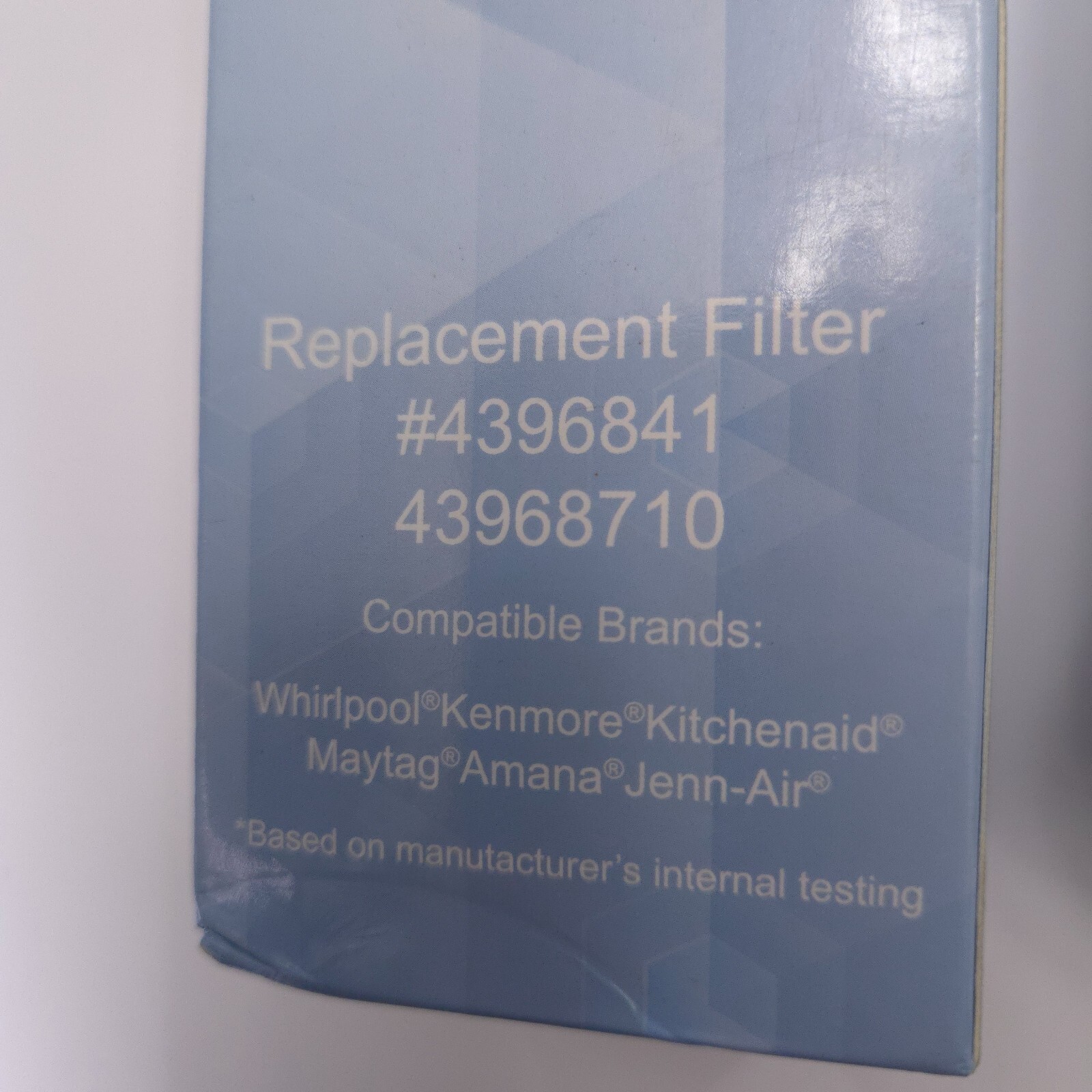 WATEN H20 WATER REPLACEMENT FILTER #4396841*, #43968710, EDR3RXD1*