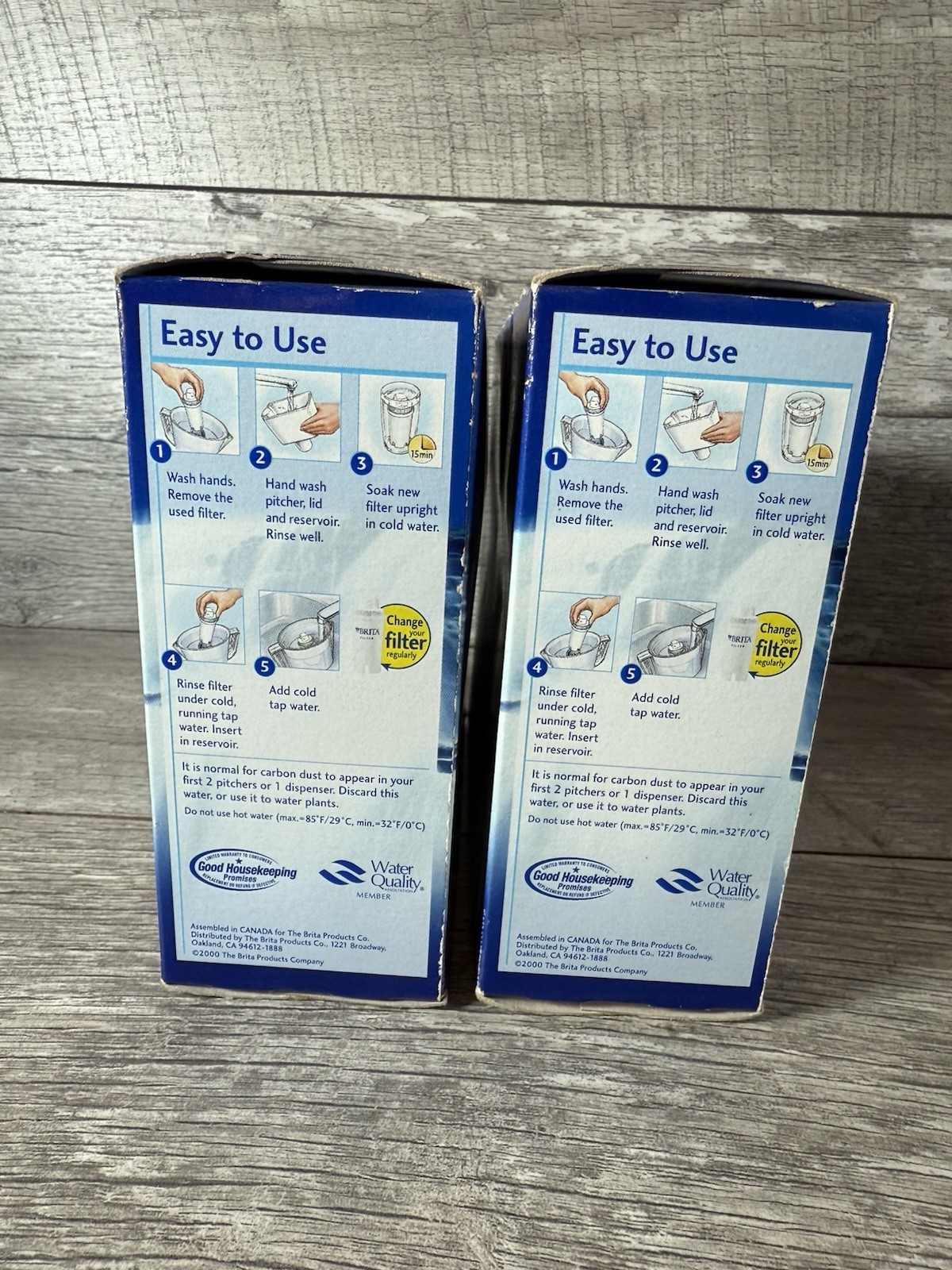 Brita Pitcher Replacement Filters 3 Count White Brand New Sealed