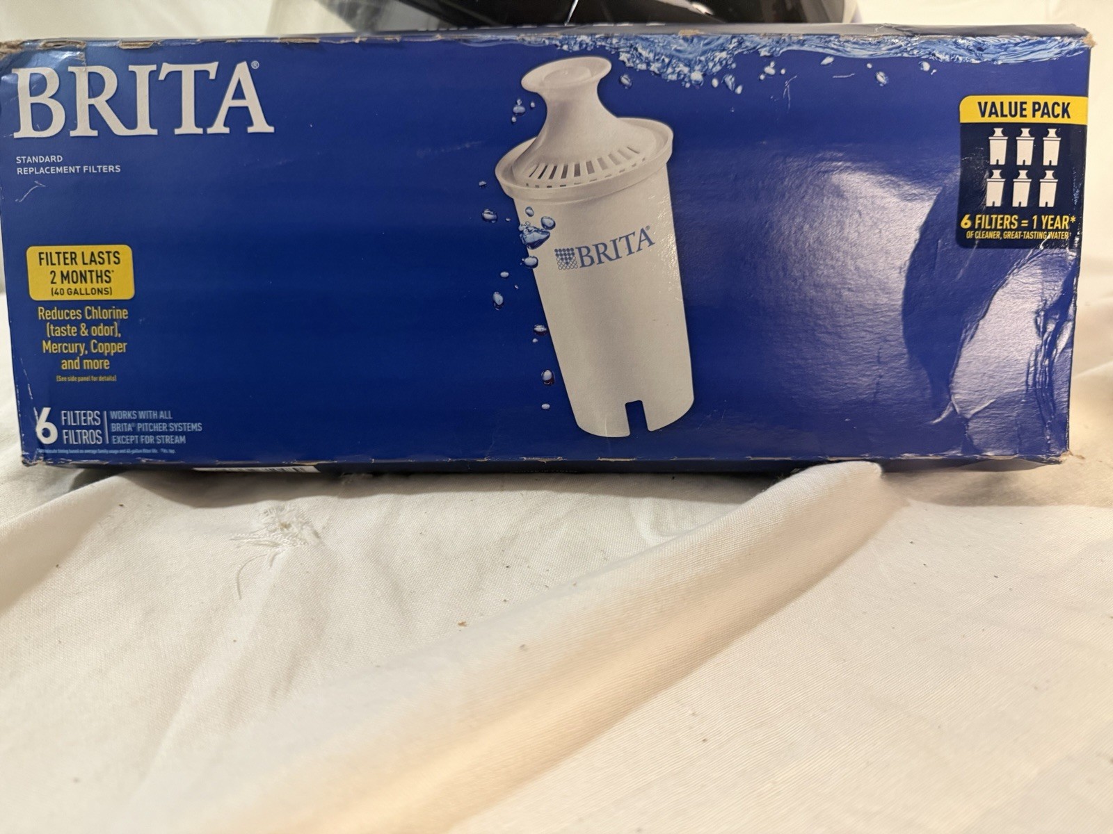 Brita 36417 Replacement Water Filter – 6 Pack