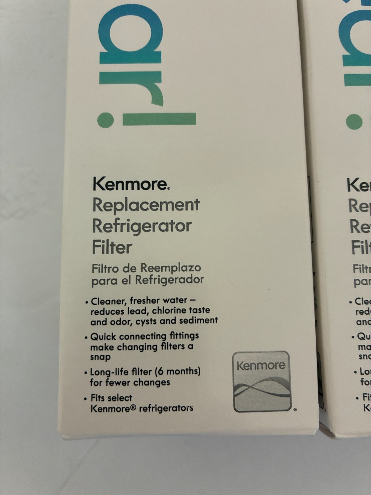 Kenmore 46-9999 Replacement Refrigerator Water Filter 2 Pack