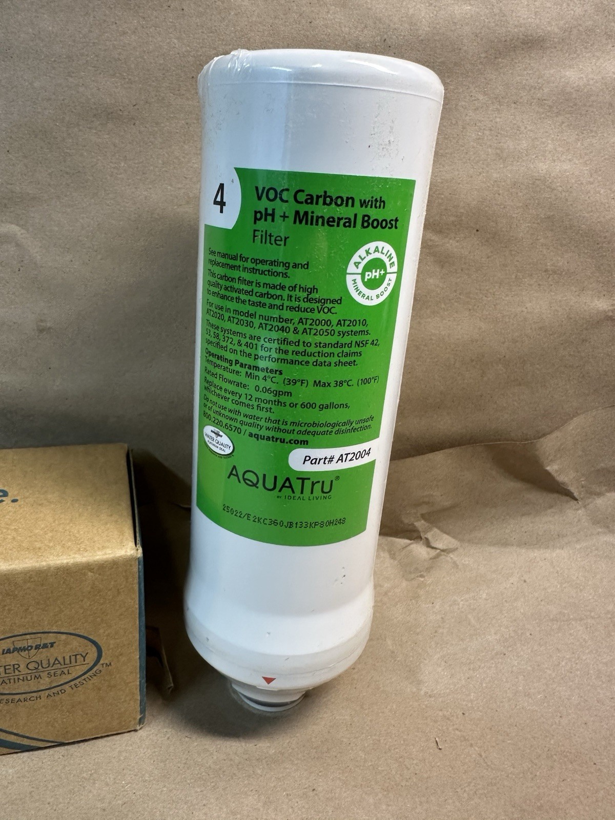 AquaTru Water Filters Replacement pH+ Mineral Boost Carafe Stage 4 Filter New