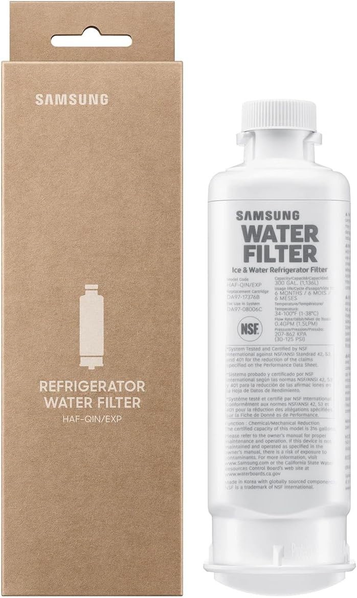 Samsung HAF-QIN/EXP Genuine Refrigerator Water Filter, Reduces 99% of Harmful