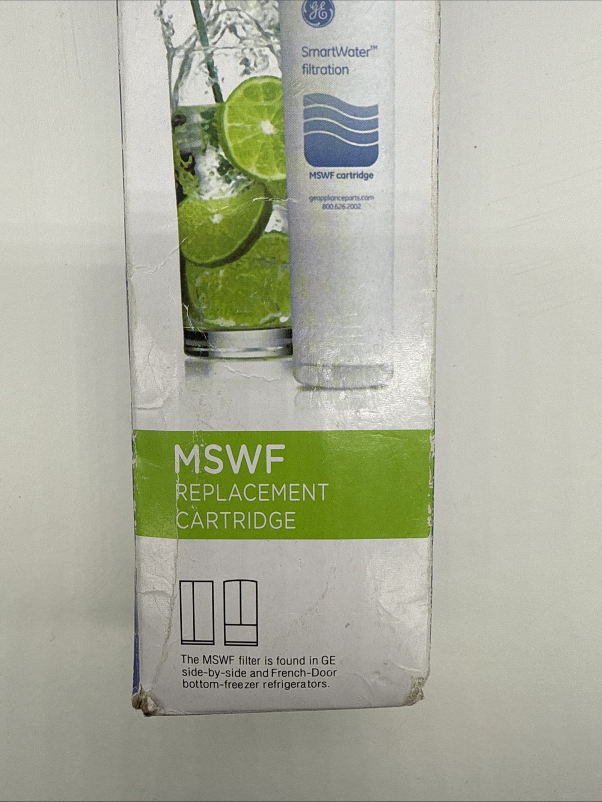 1 PACK GE MSWF refrigerator water filter replacement SmartWater filter NEW