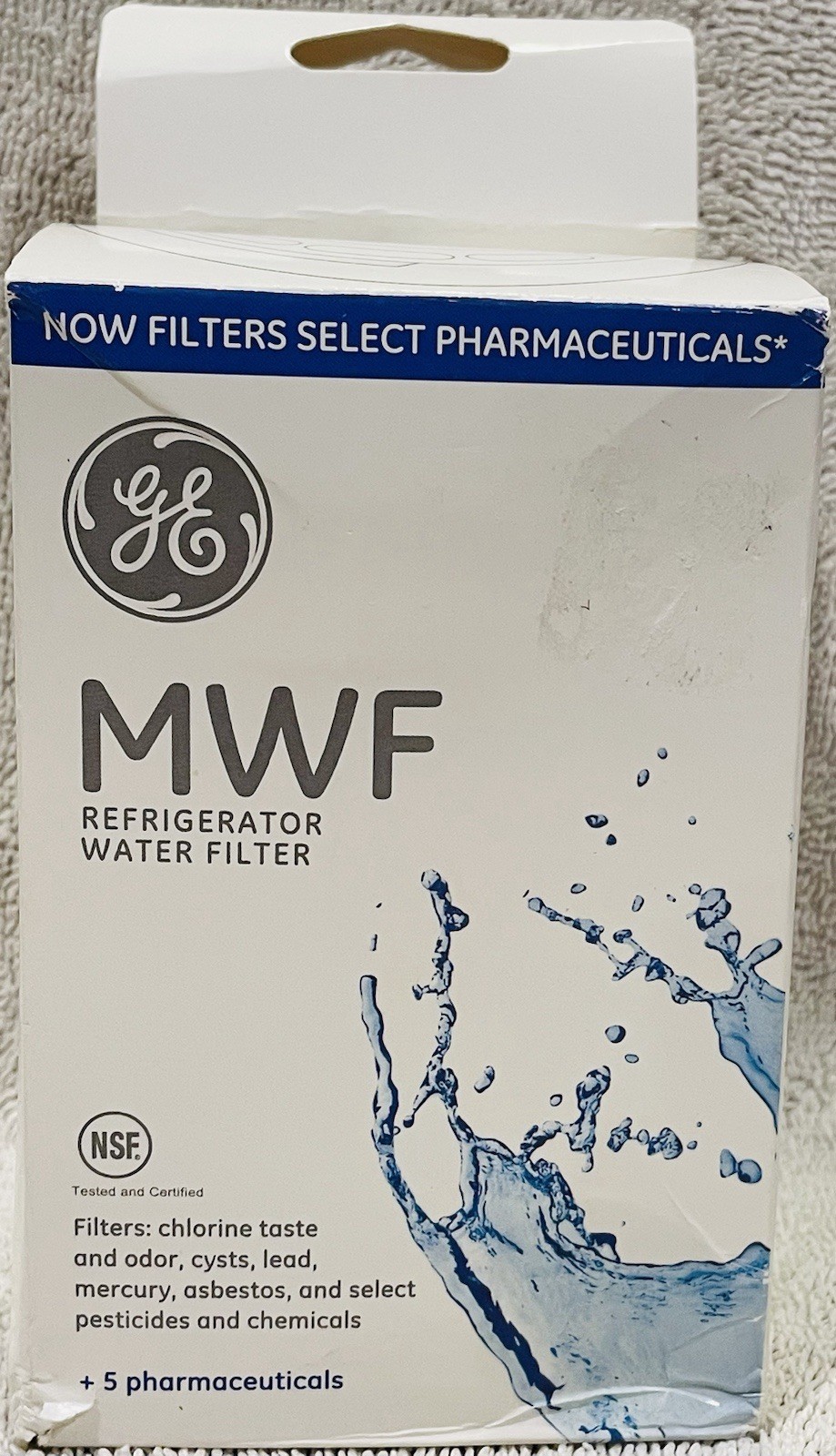 GENUINE GE MWF REFRIGERATION WATER FILTER NIB SEALED [AK]