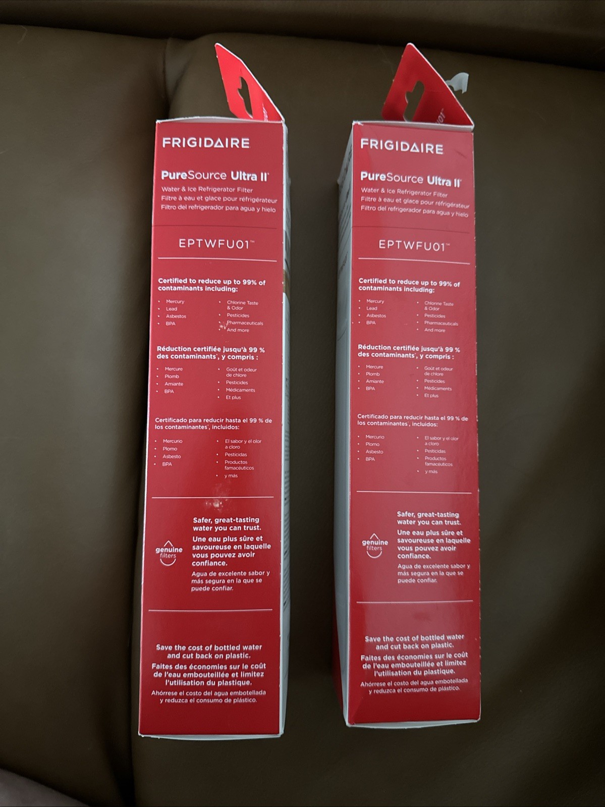 2 – Genuine Frigidaire EPTWFU01 Pure Source Ultra II Water Fridge Filter Sealed